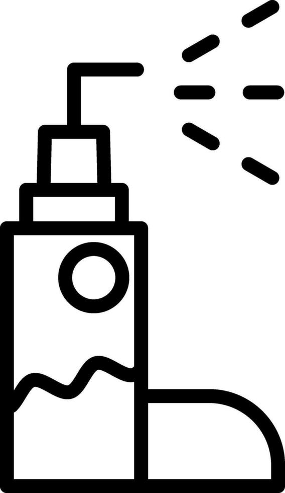 Dry Shampoo Vector Icon Design