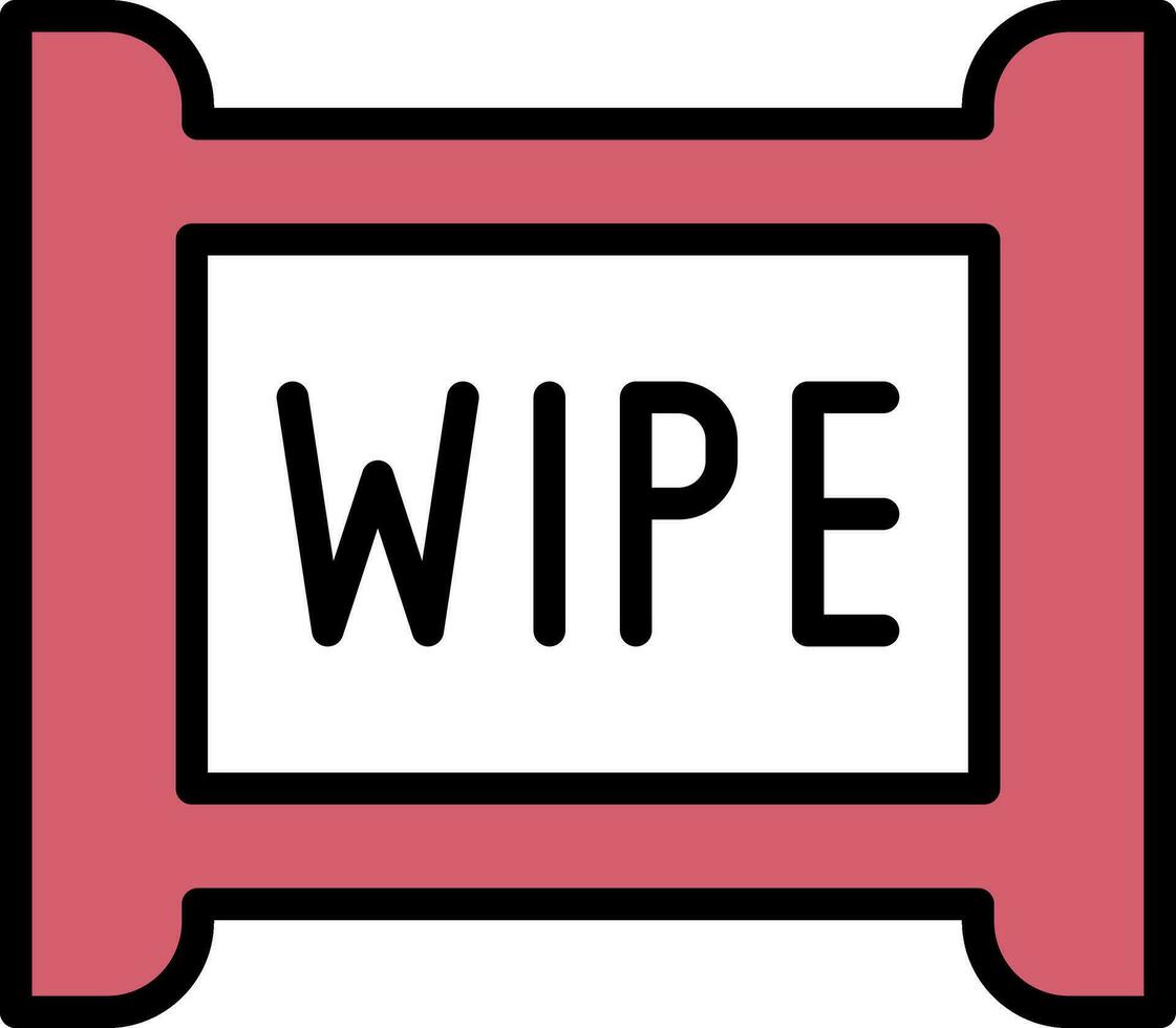 Makeup Wipes Vector Icon Design
