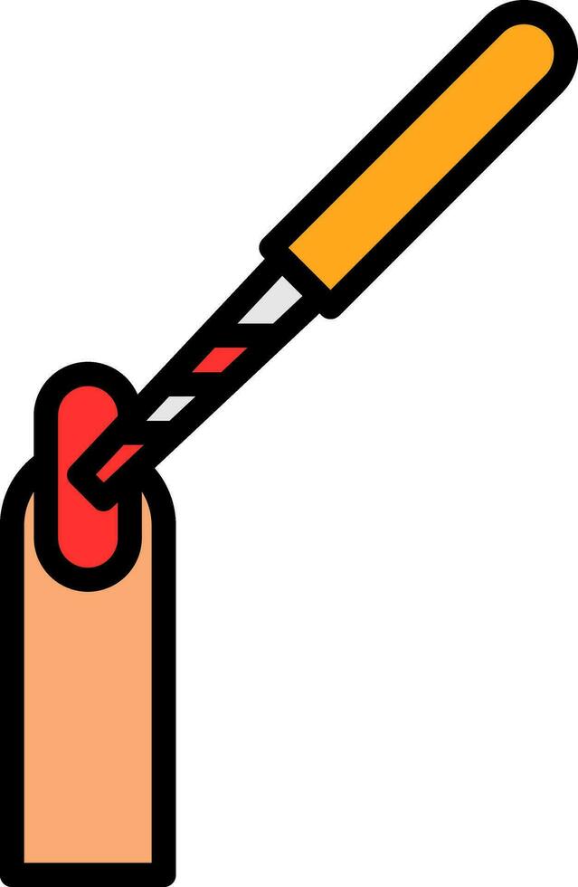 Nail File Vector Icon Design