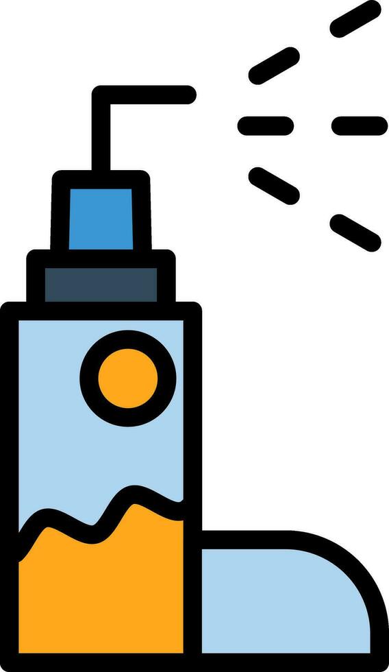 Dry Shampoo Vector Icon Design