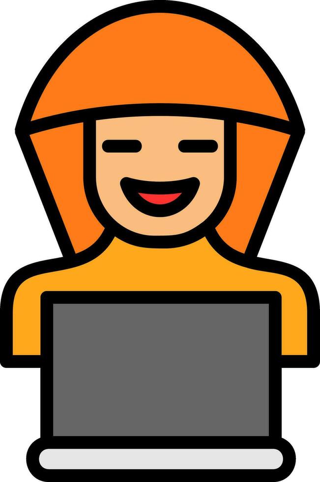 Hacker Vector Icon Design
