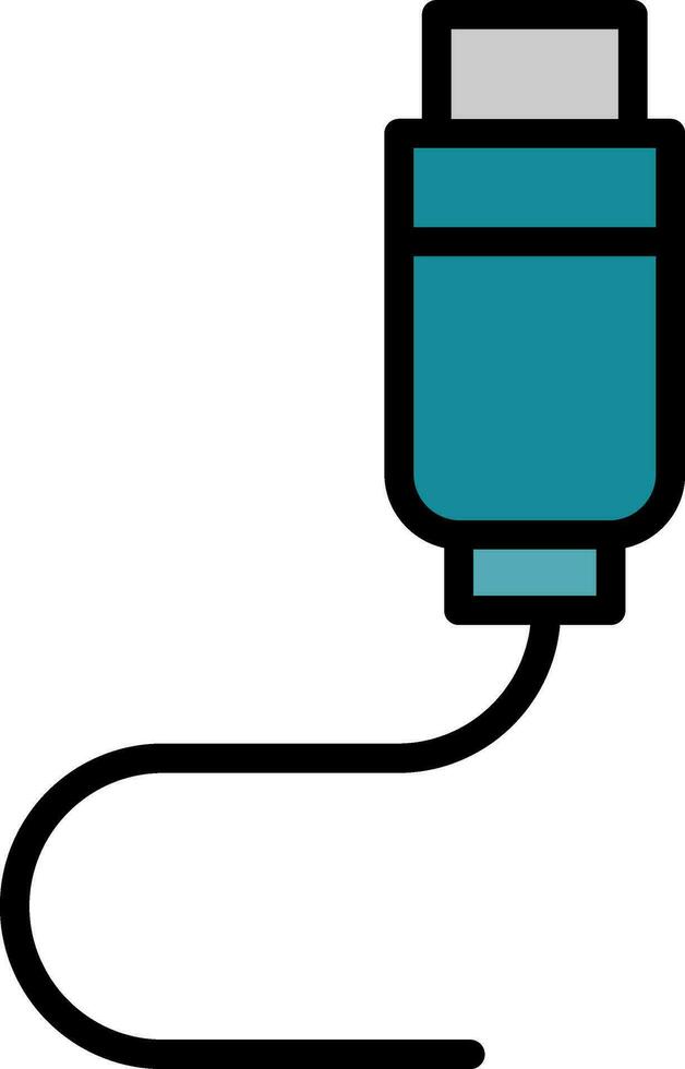 Usb connector Vector Icon Design