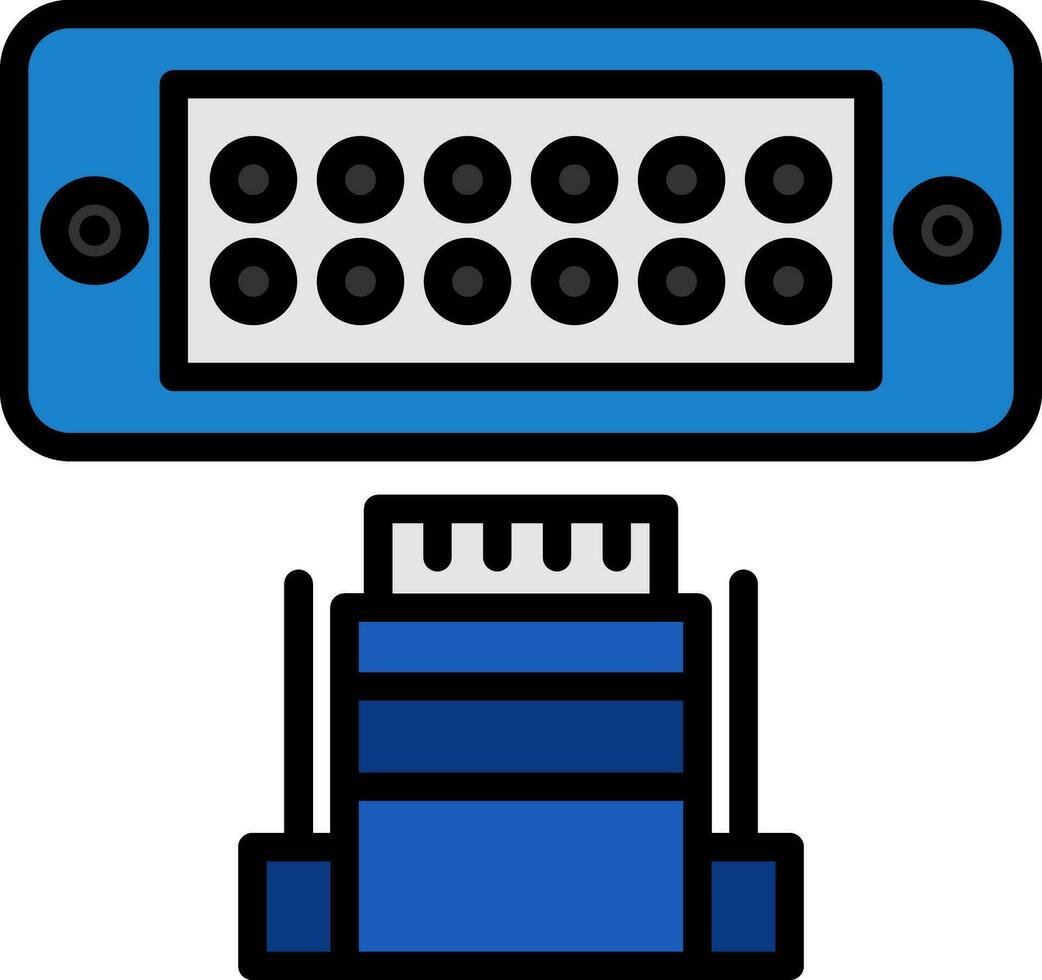 Vga Vector Icon Design