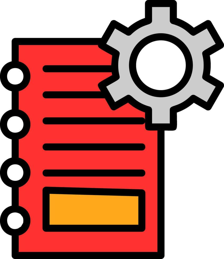 Notepad Vector Icon Design