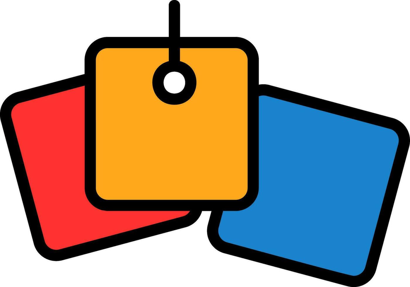 Sticky Notes Vector Icon Design