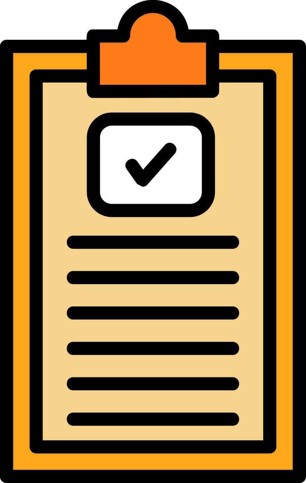 Checklist Vector Icon Design