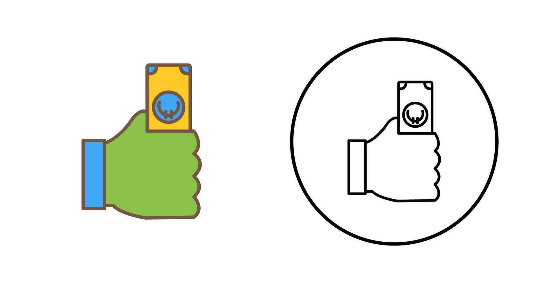 Unique Cash Vector Icon