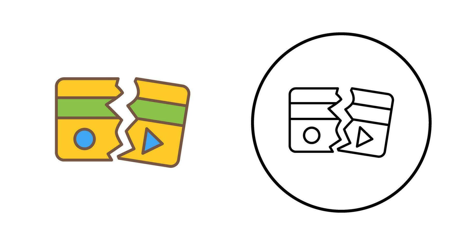 Broken Vector Icon