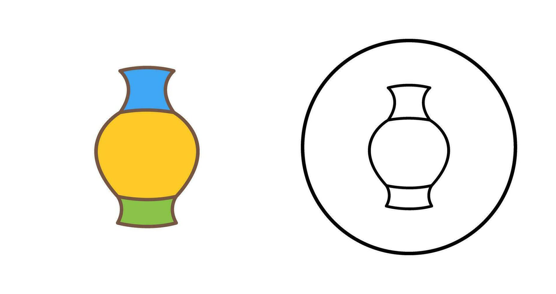 Antique Jar Vector Icon