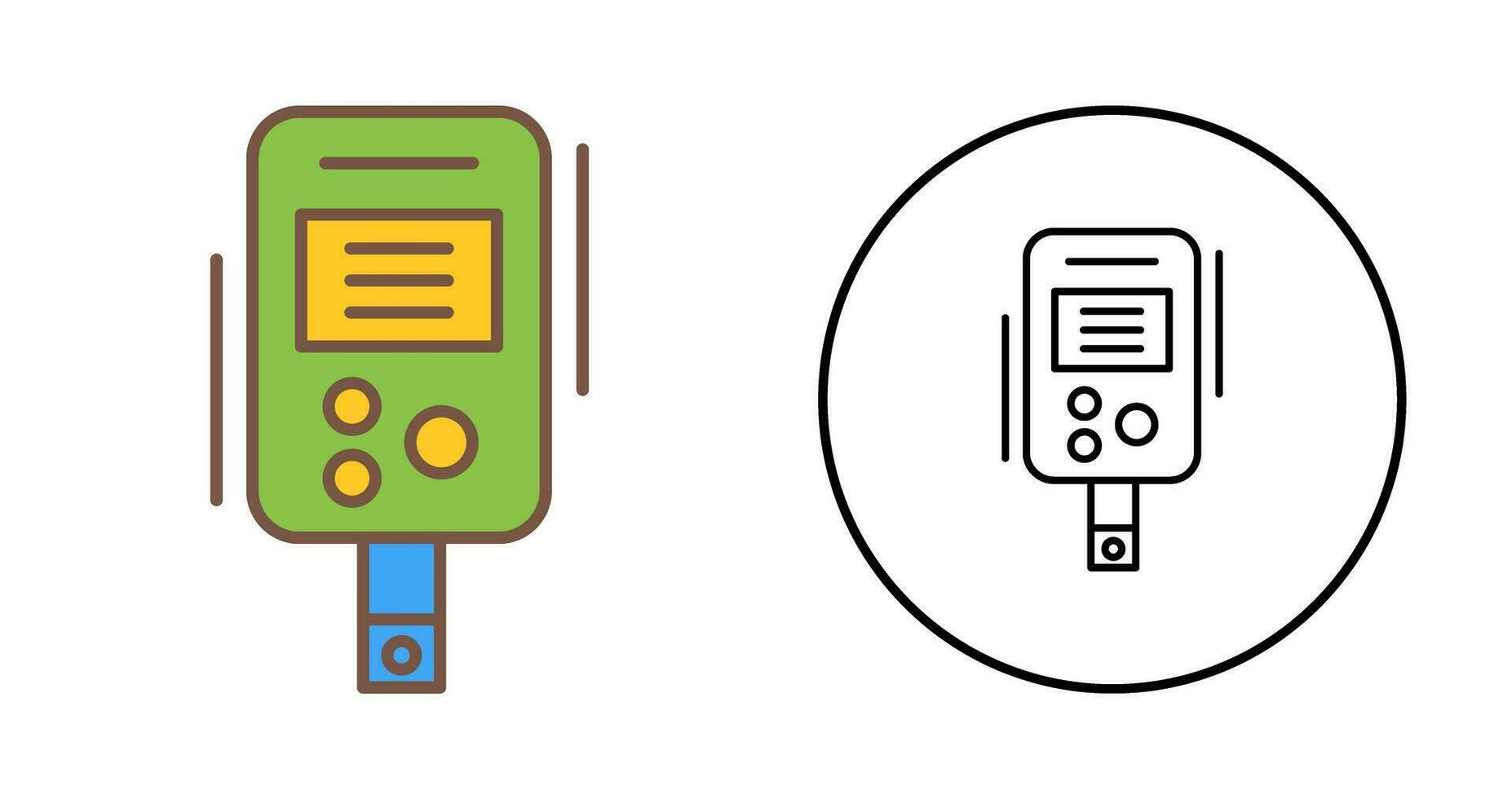 Diabetes Test Vector Icon