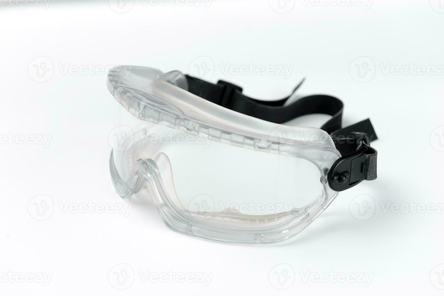 gafas de protección, la seguridad lentes aislado en blanco antecedentes foto