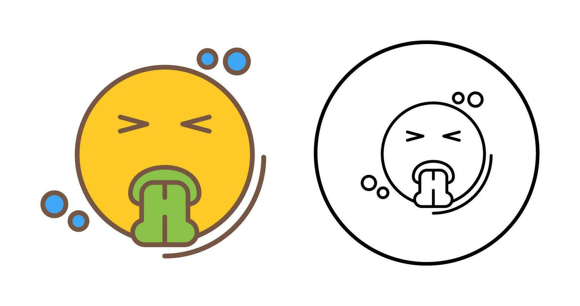 Vomit Vector Icon