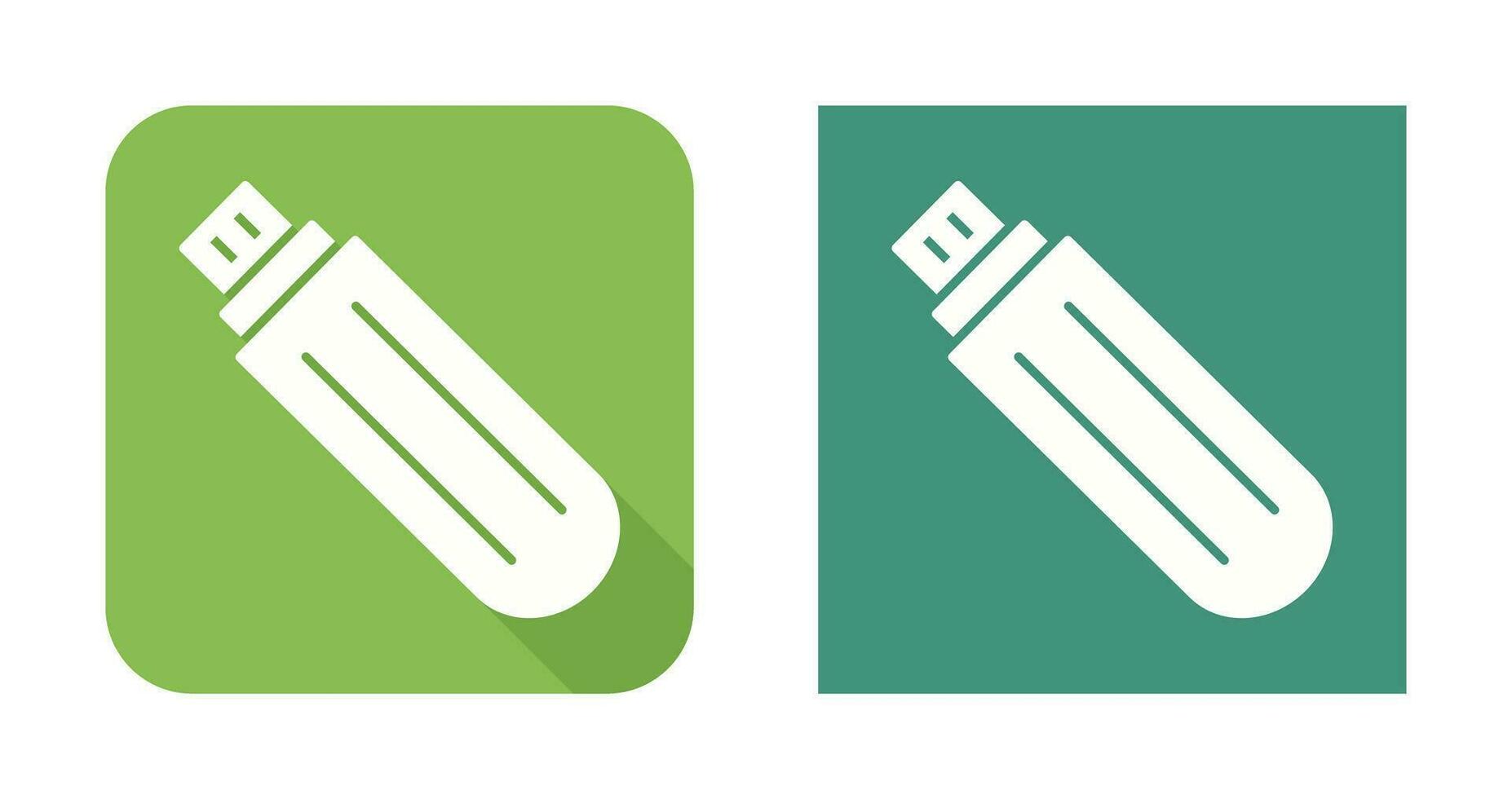 Unique USB Drive Vector Icon