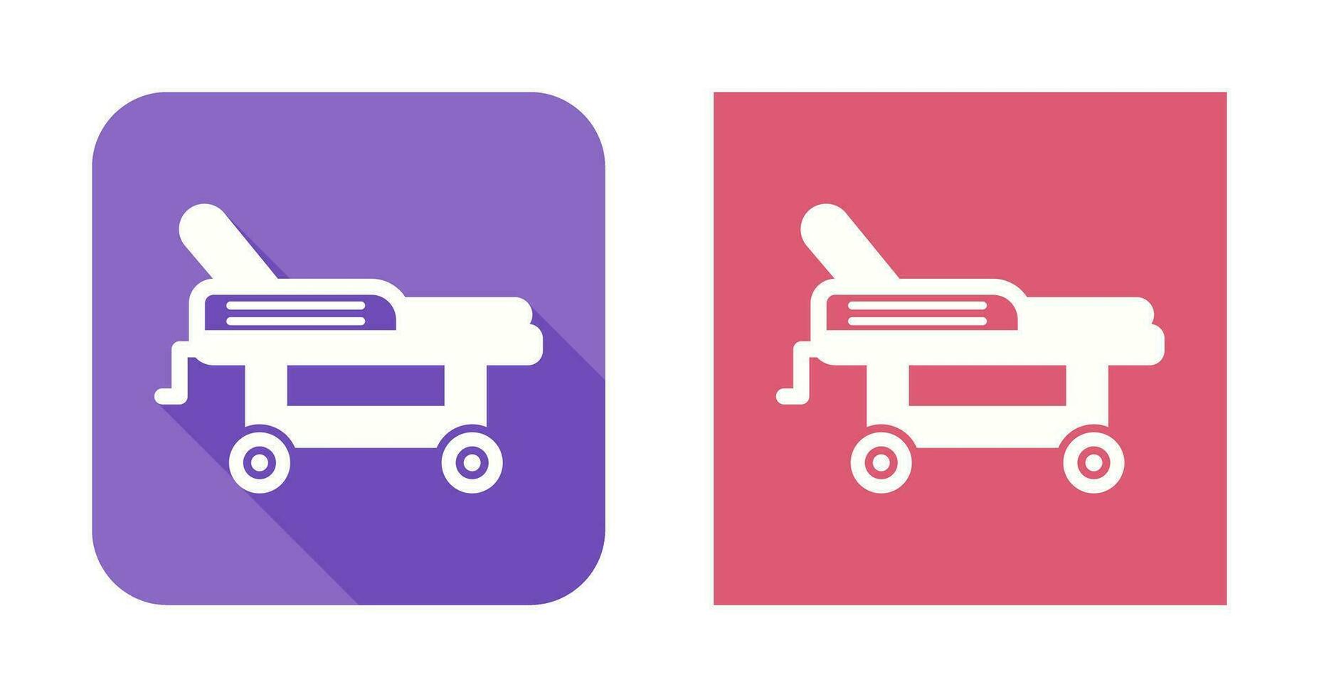 Hospital Bed Vector Icon