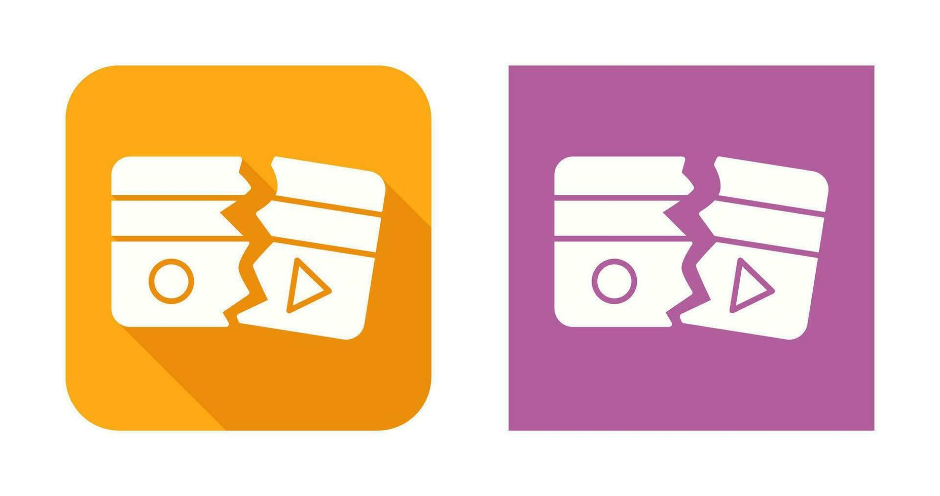 Broken Vector Icon