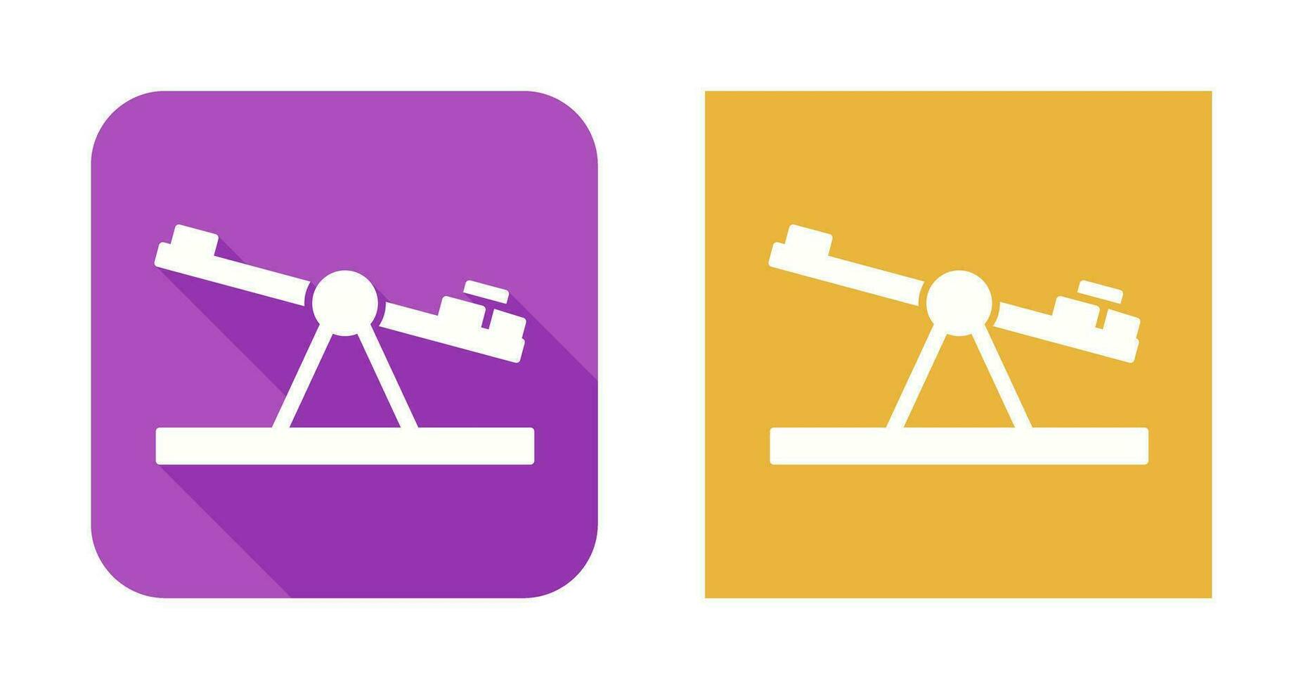 Seesaw Vector Icon