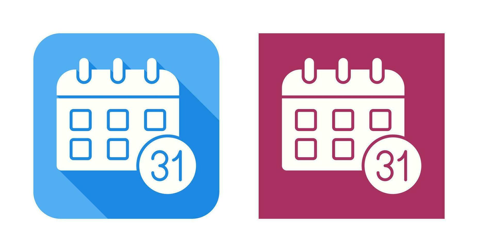 icono de vector de calendario