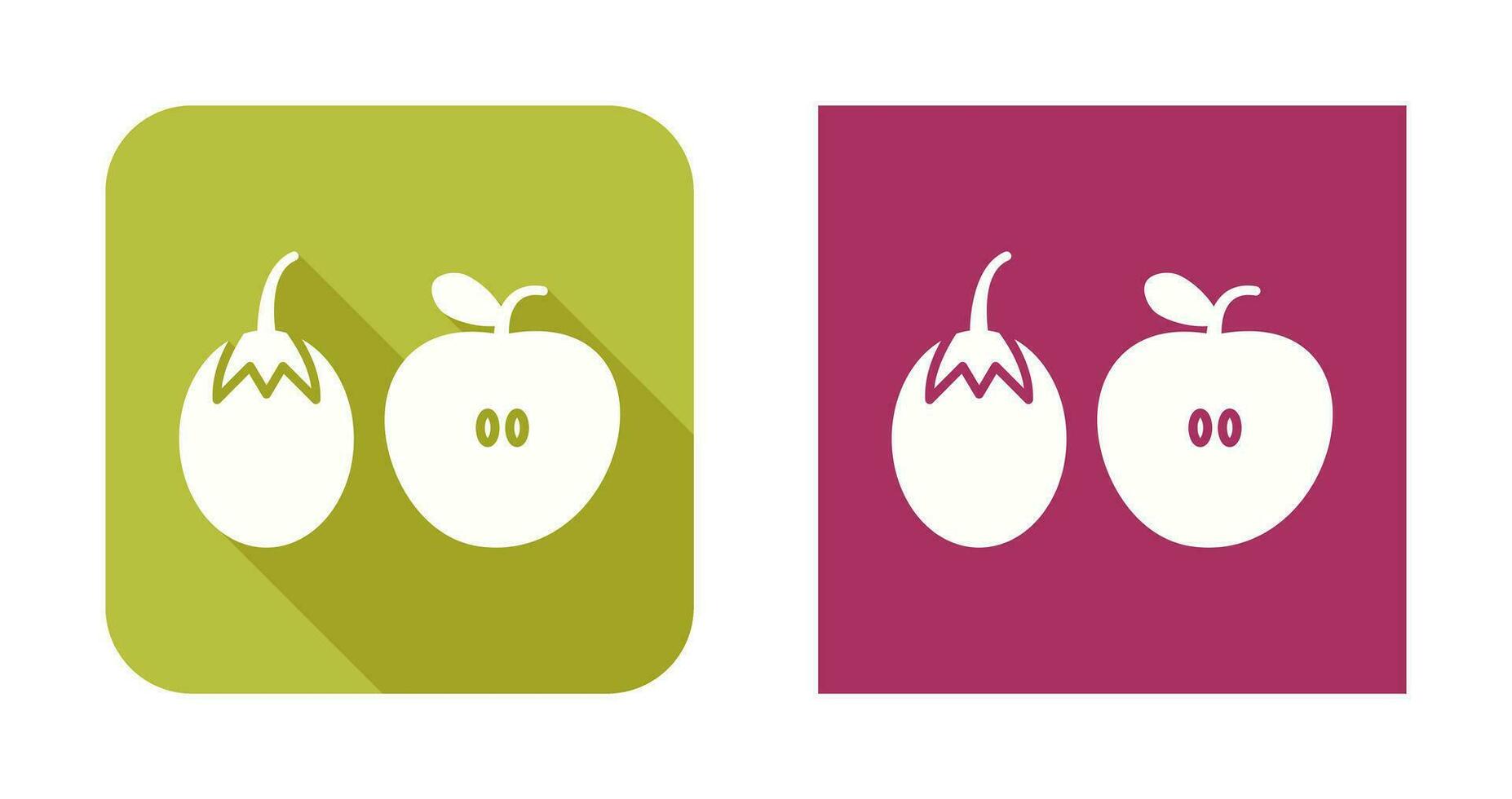 Fruits and VVegetables Vector Icon