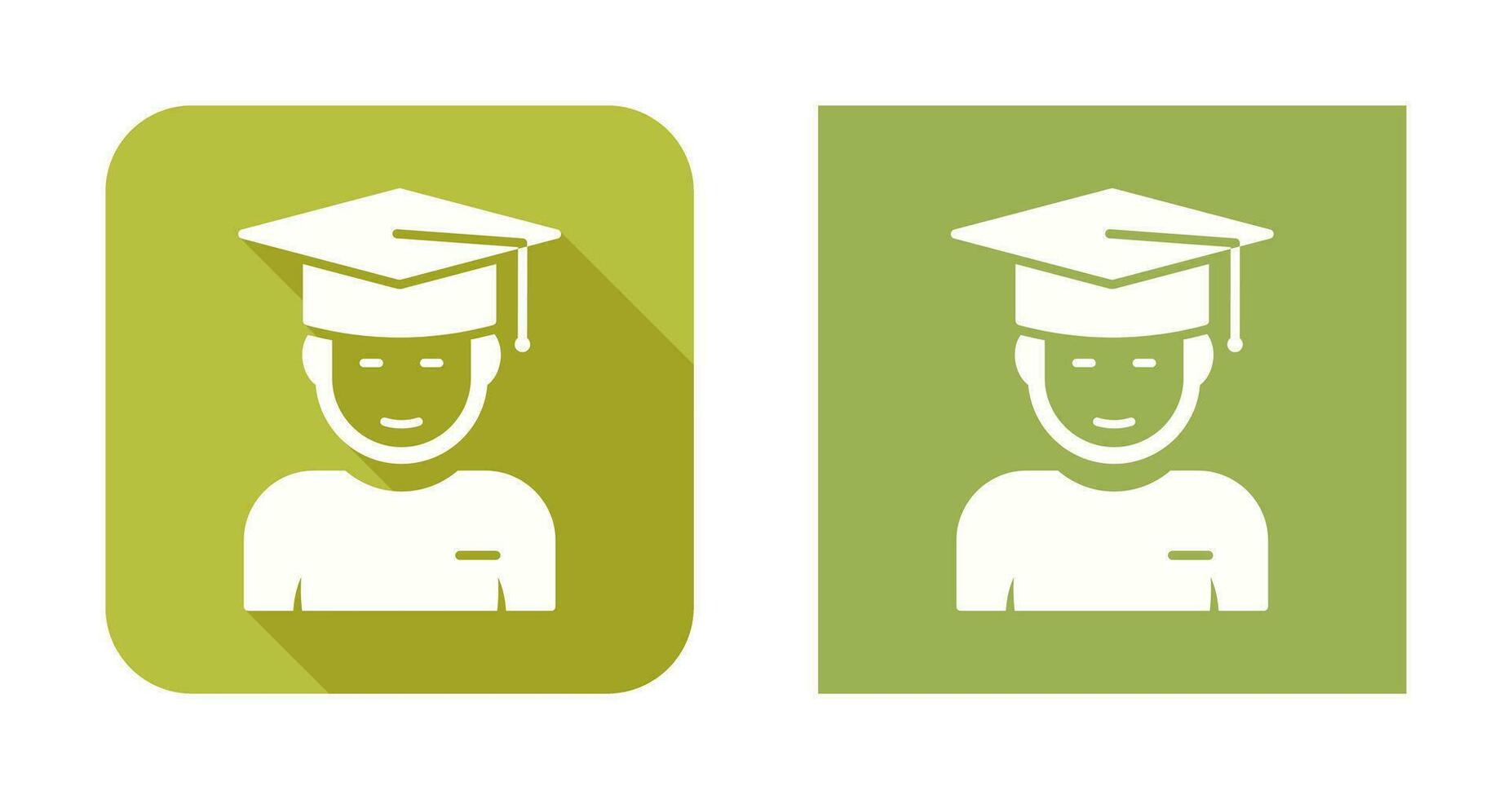 Graduate Student Vector Icon