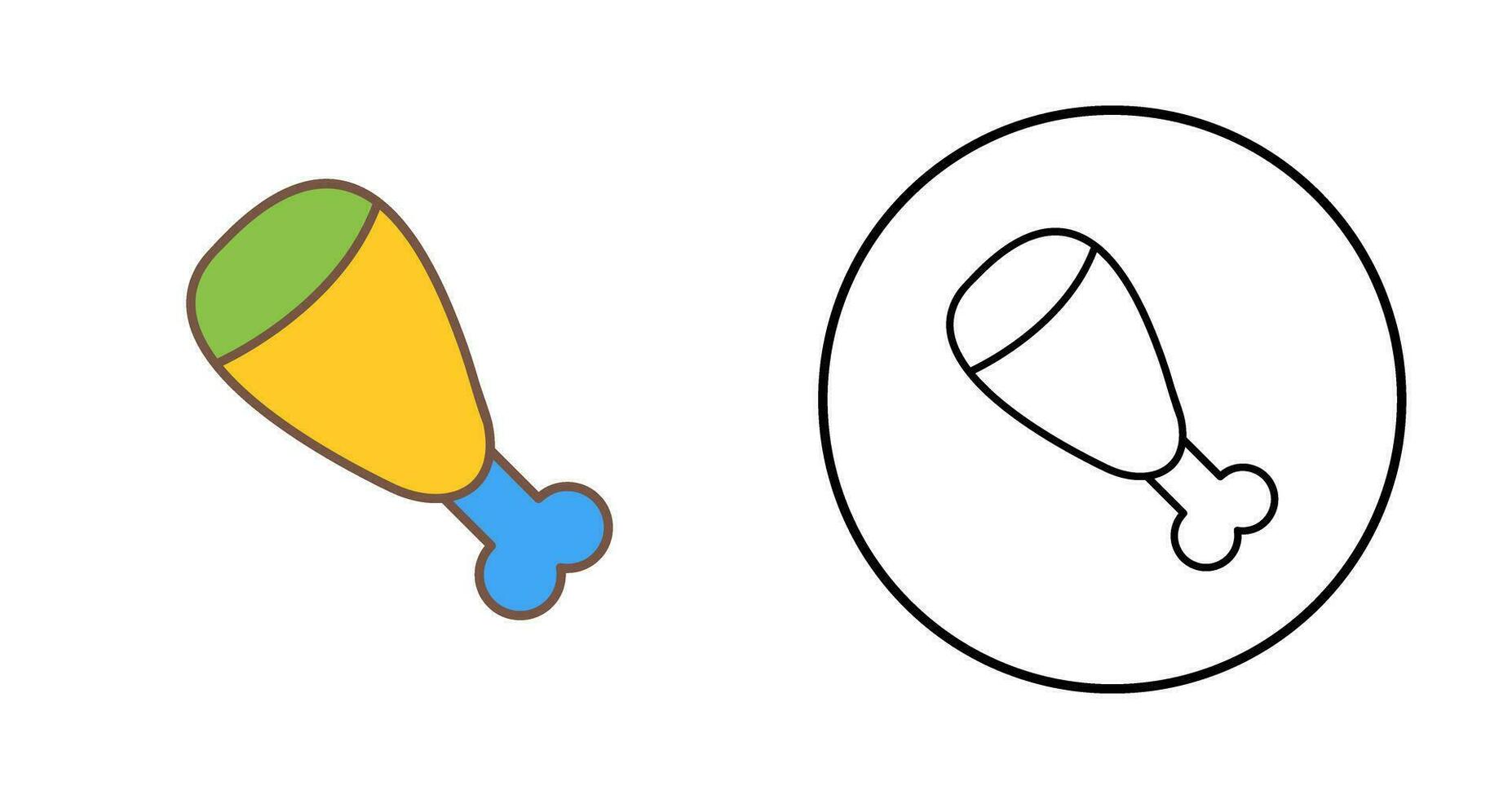 Cooked Ham Vector Icon