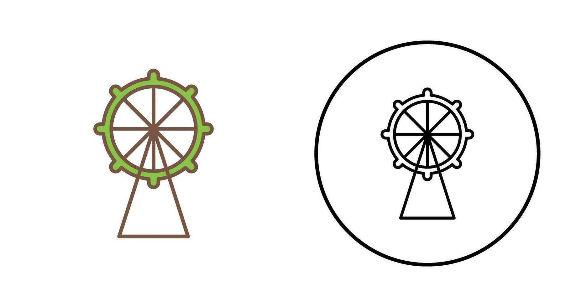 Ferris Wheel Vector Icon