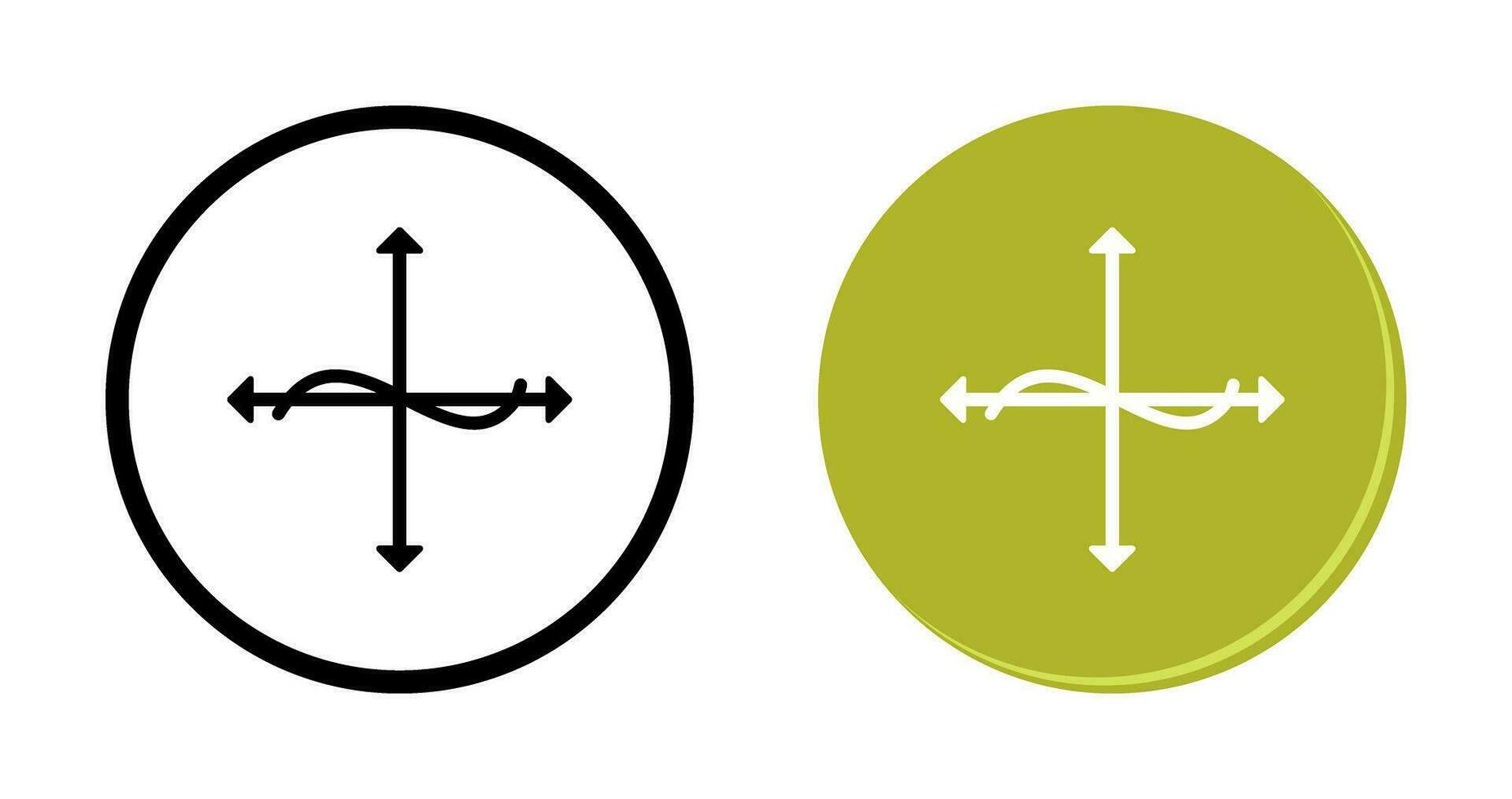 Unique Graph Vector Icon