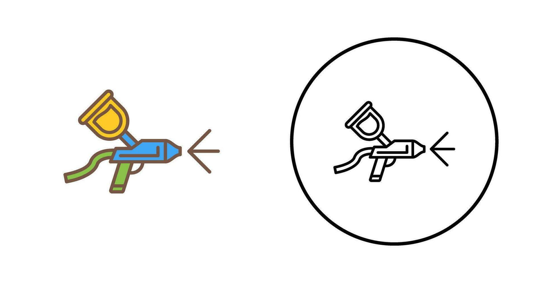 icono de vector de aerógrafo