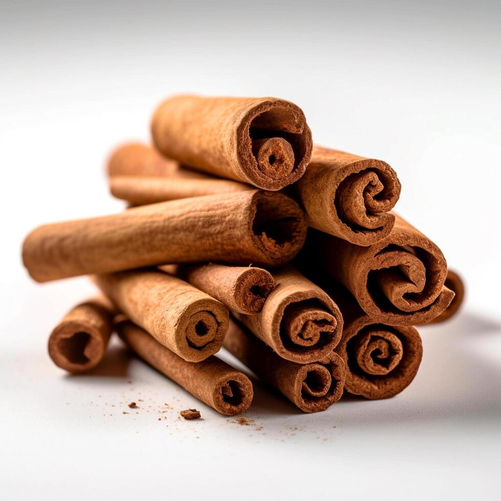 Lots of Cinnamon Barks closeup photo