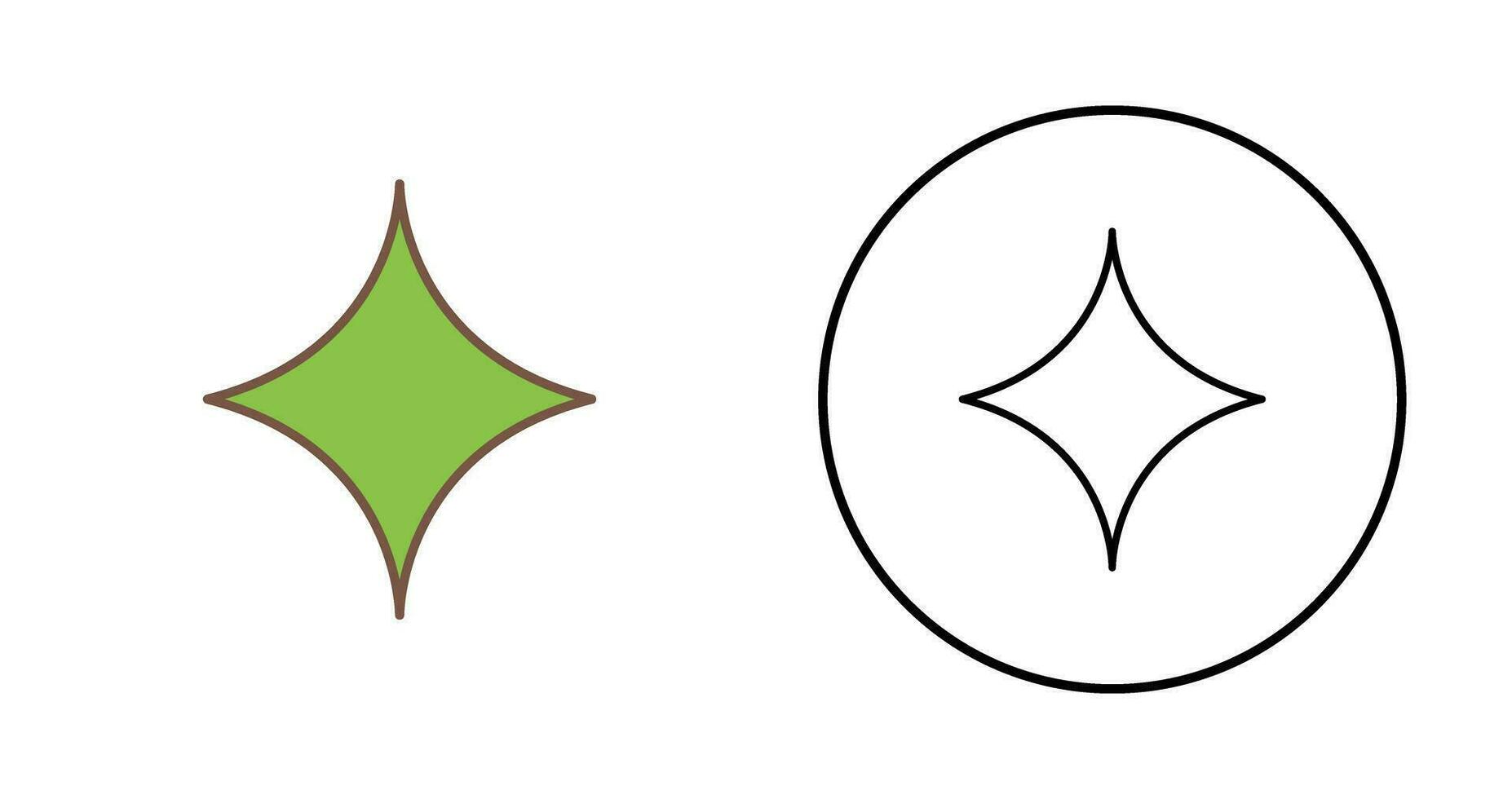 Unique Diamond Vector Icon