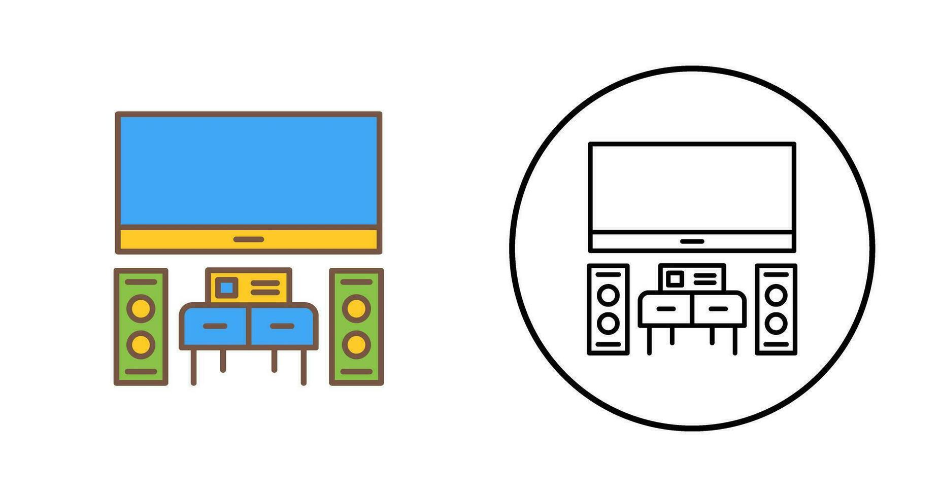 Home Theater Vector Icon