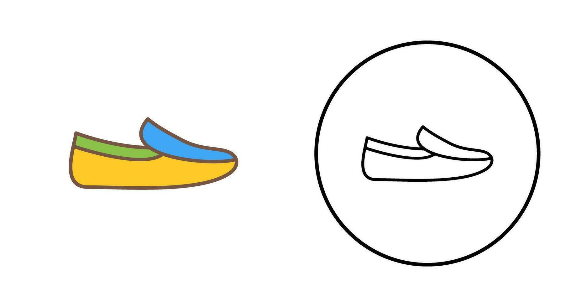 Men's Loafers Vector Icon