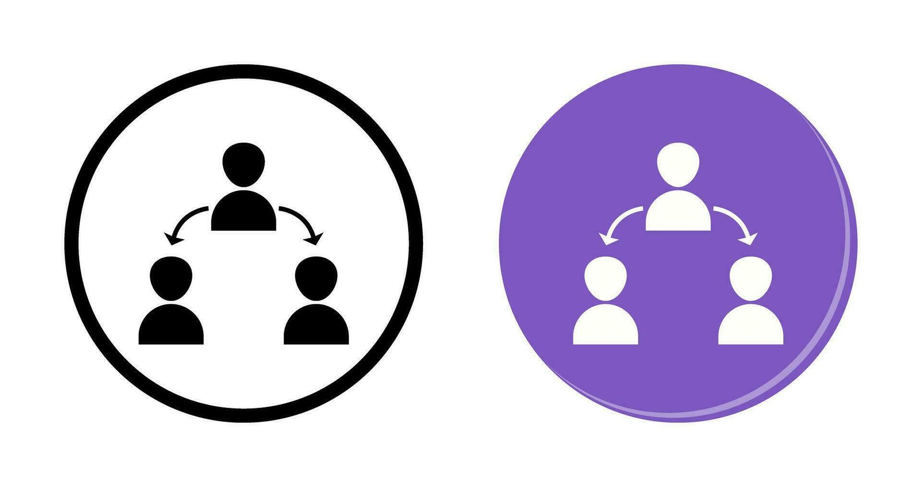 Unique Connected Users Vector Icon