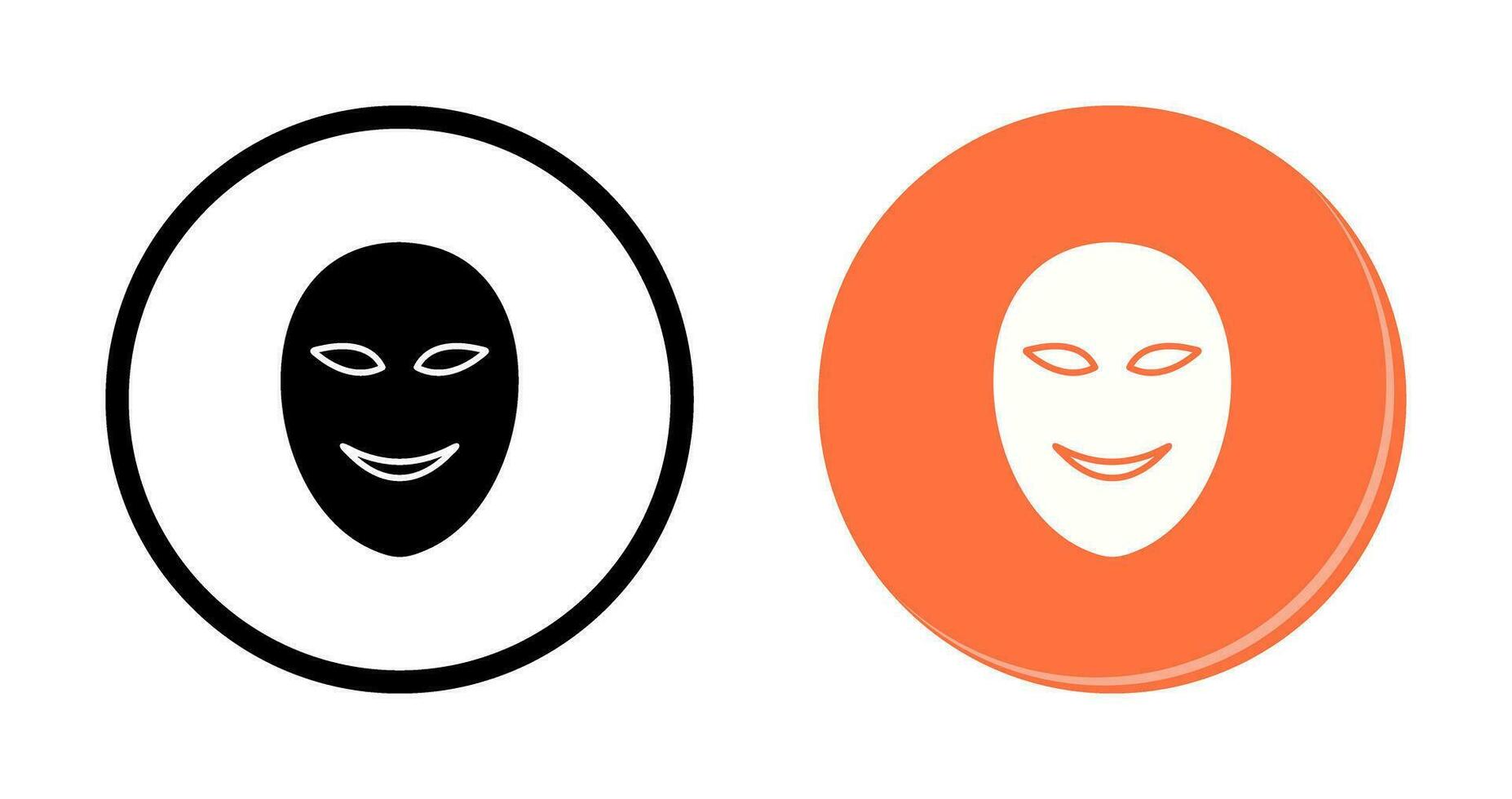 Ancient Face Mask Vector Icon