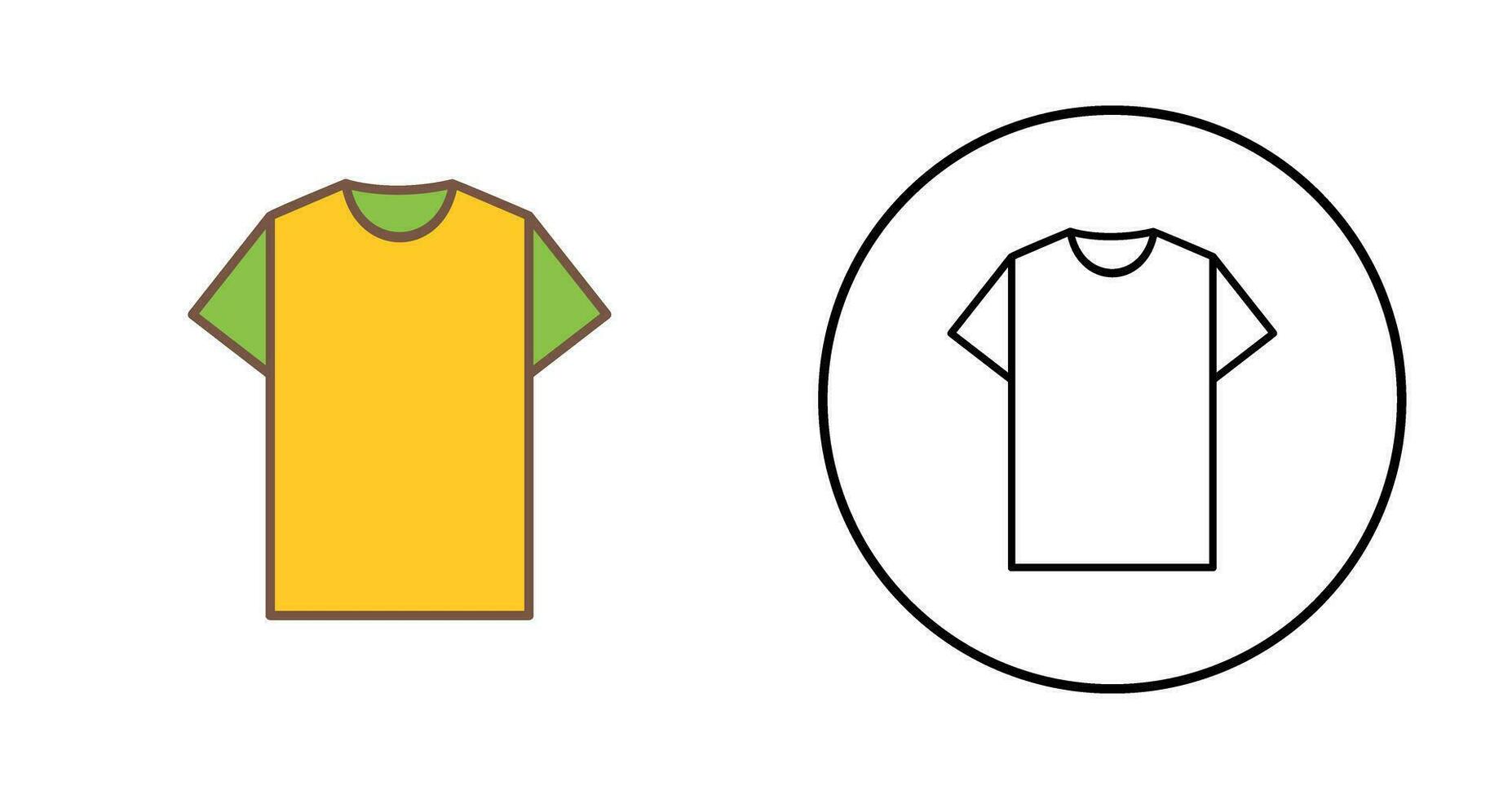 Plain T Shirt Vector Icon