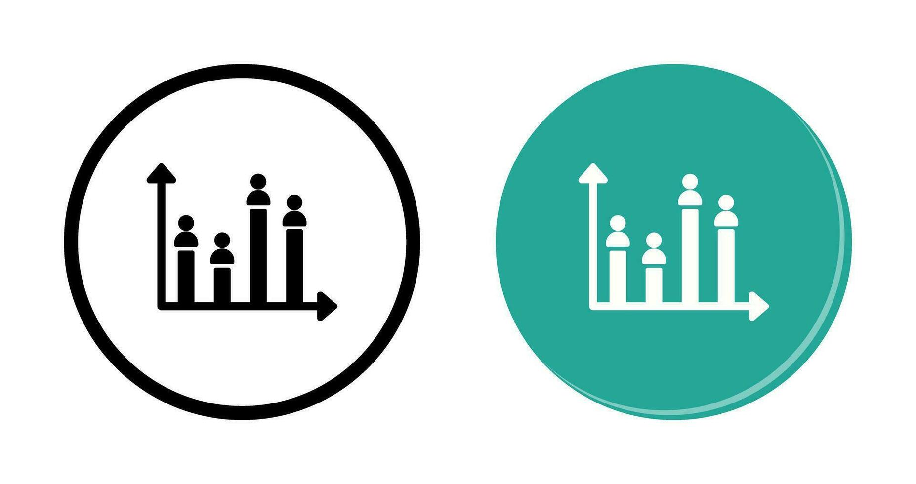 Candidate Graph Vector Icon