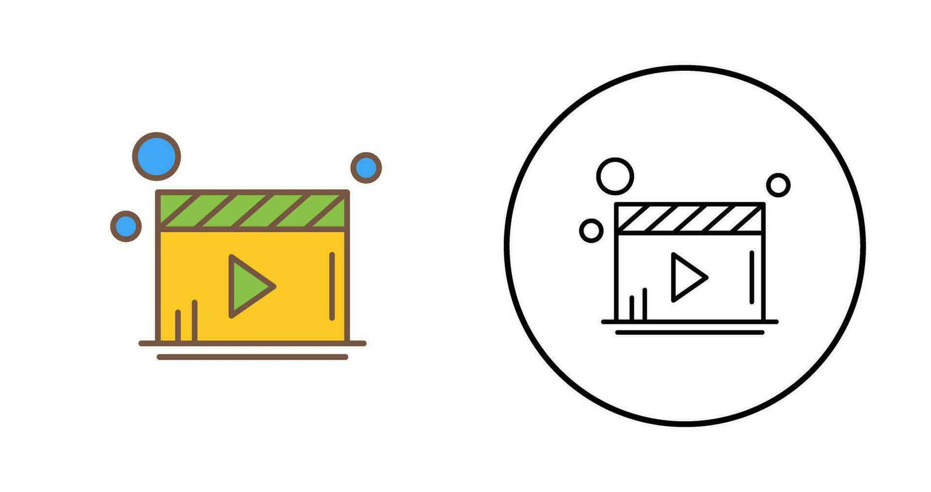 Video Player Vector Icon