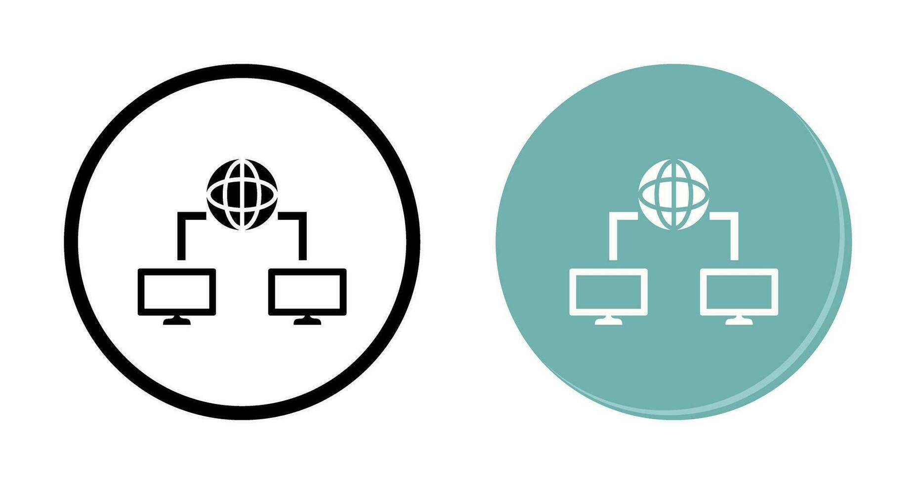 Unique Internet Connectivity Vector Icon