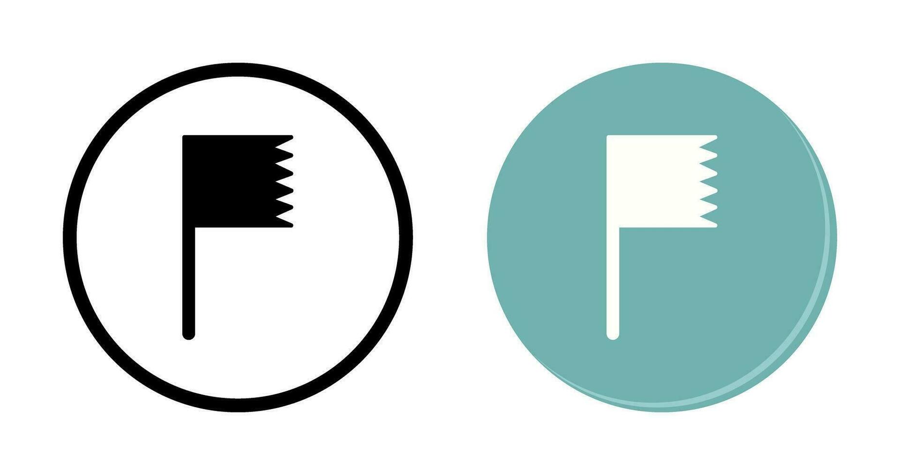 Unique Flag Vector Icon