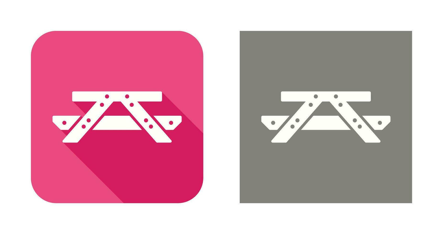 Picnic of Table Vector Icon