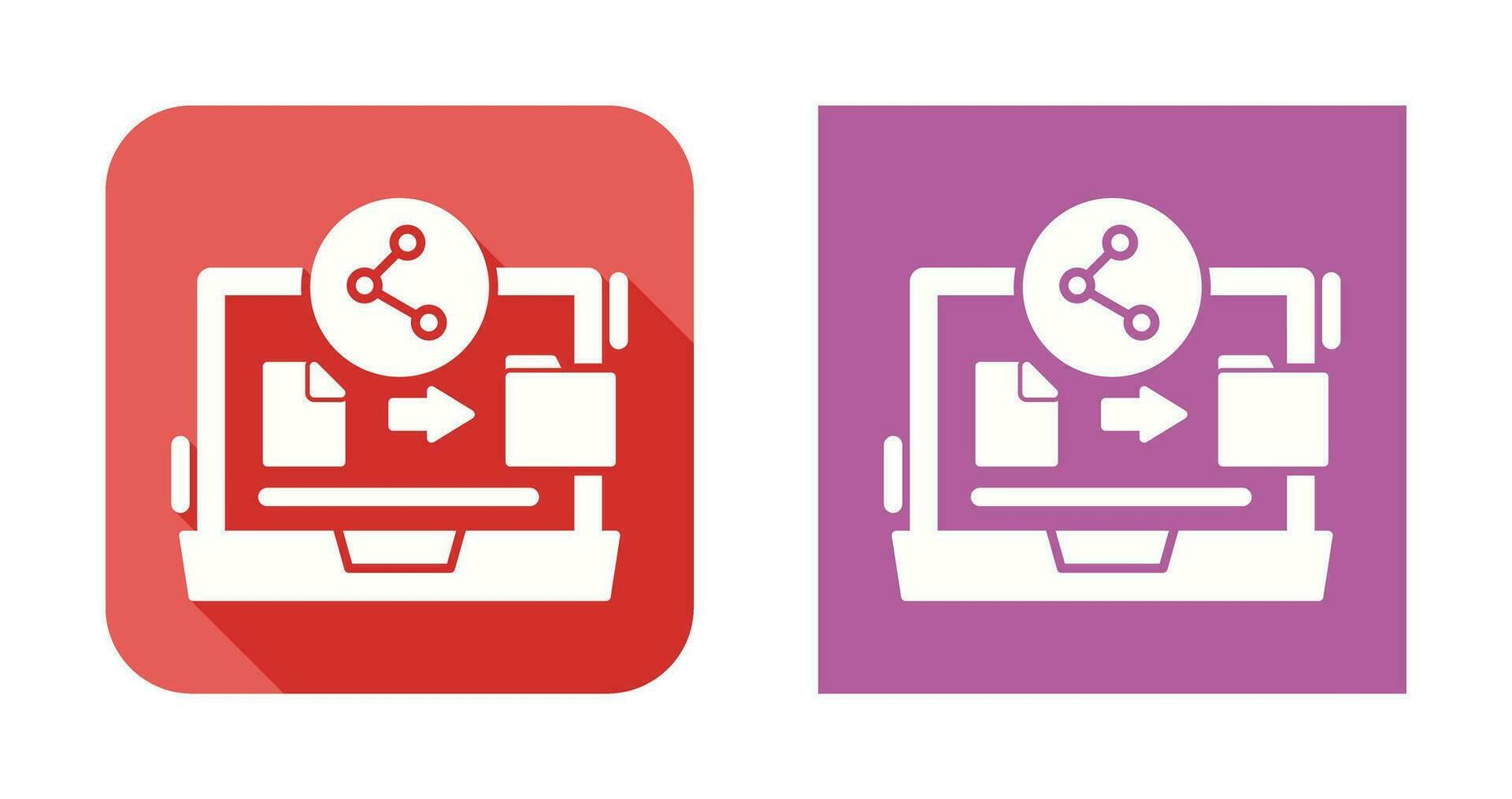 File Share Vector Icon