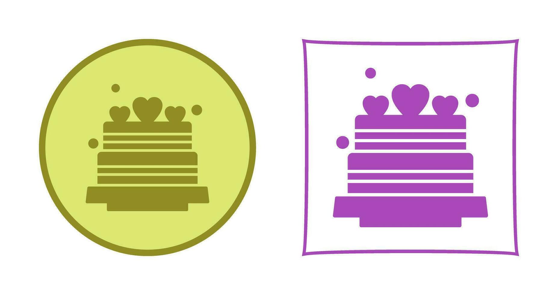 Wedding Cake Vector Icon