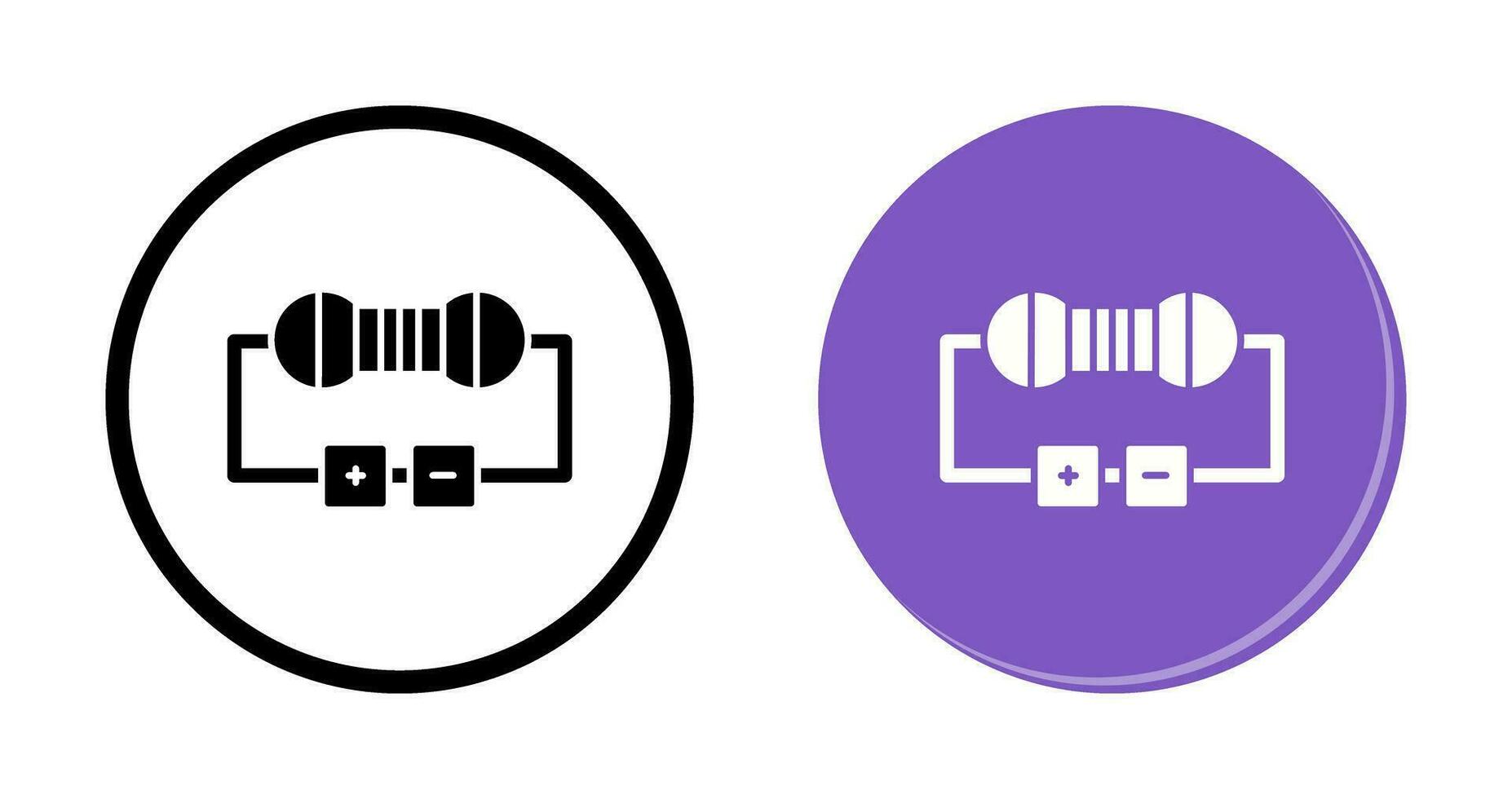 Resistor Vector Icon