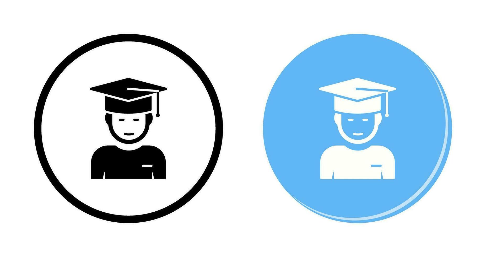 Graduate Student Vector Icon