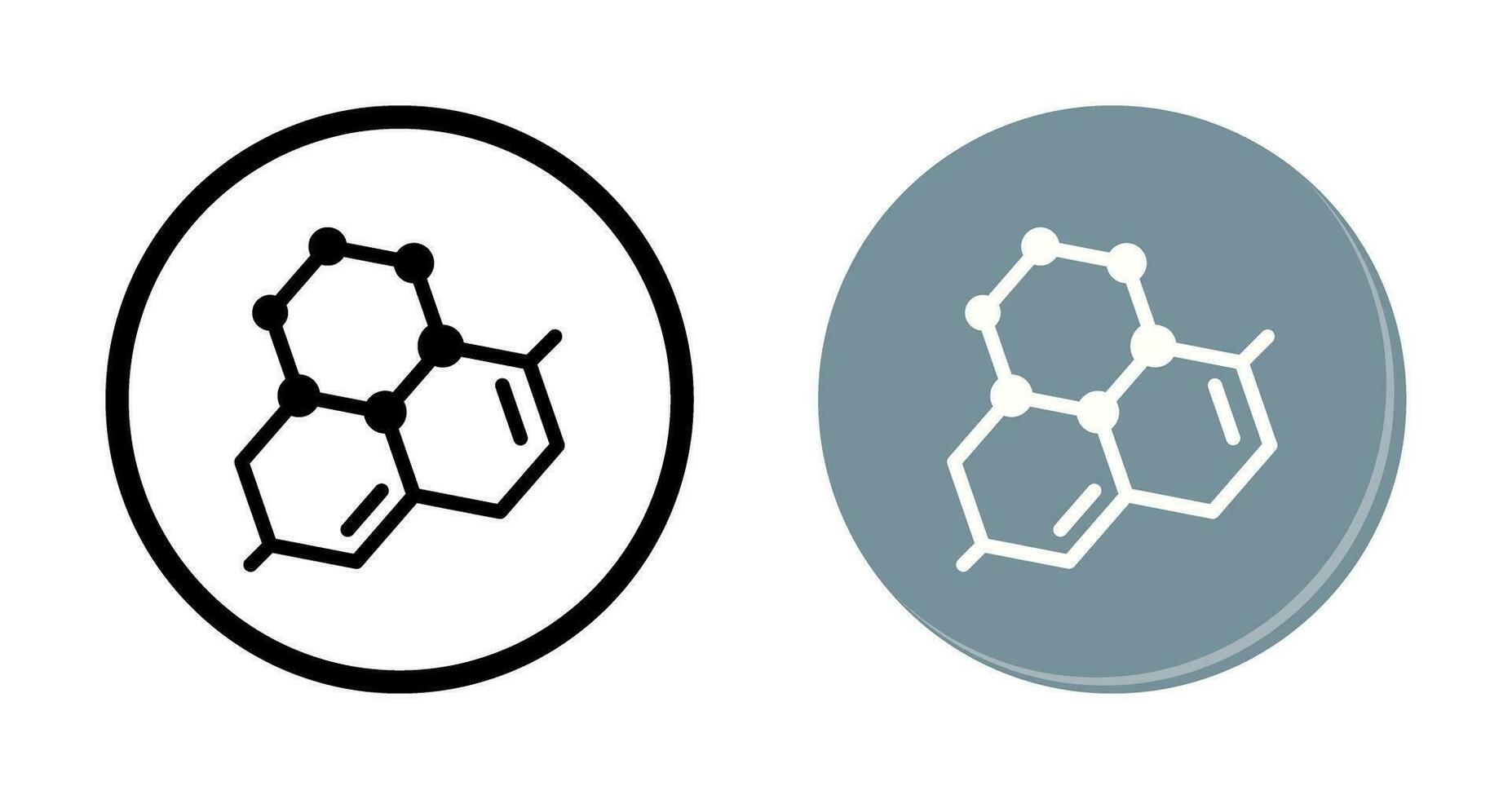 icono de vector de molécula