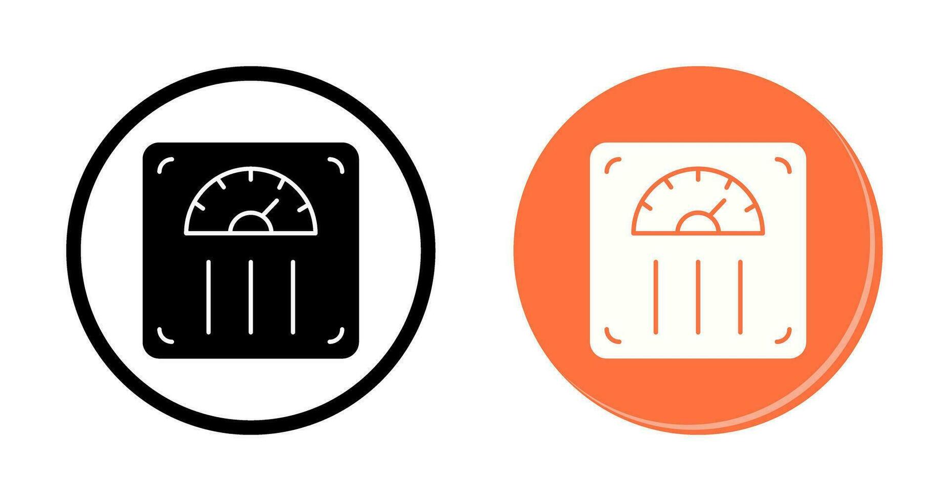 Weight Scale Vector Icon