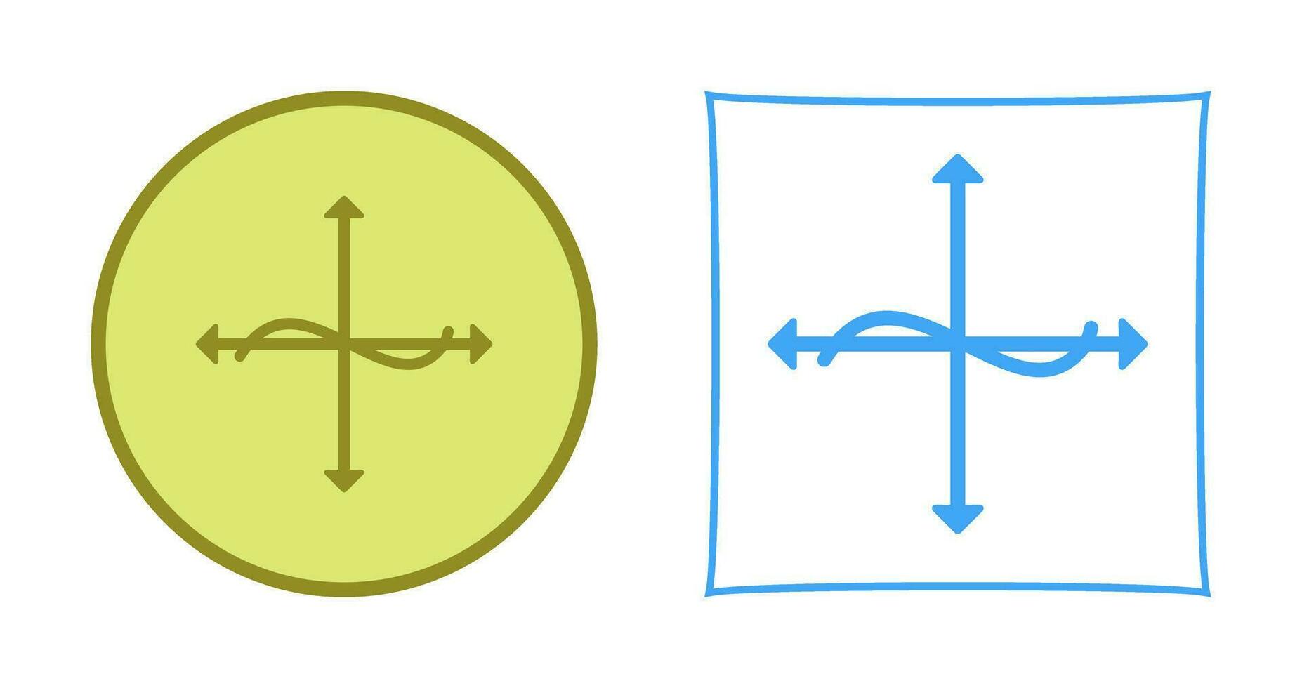 Unique Graph Vector Icon