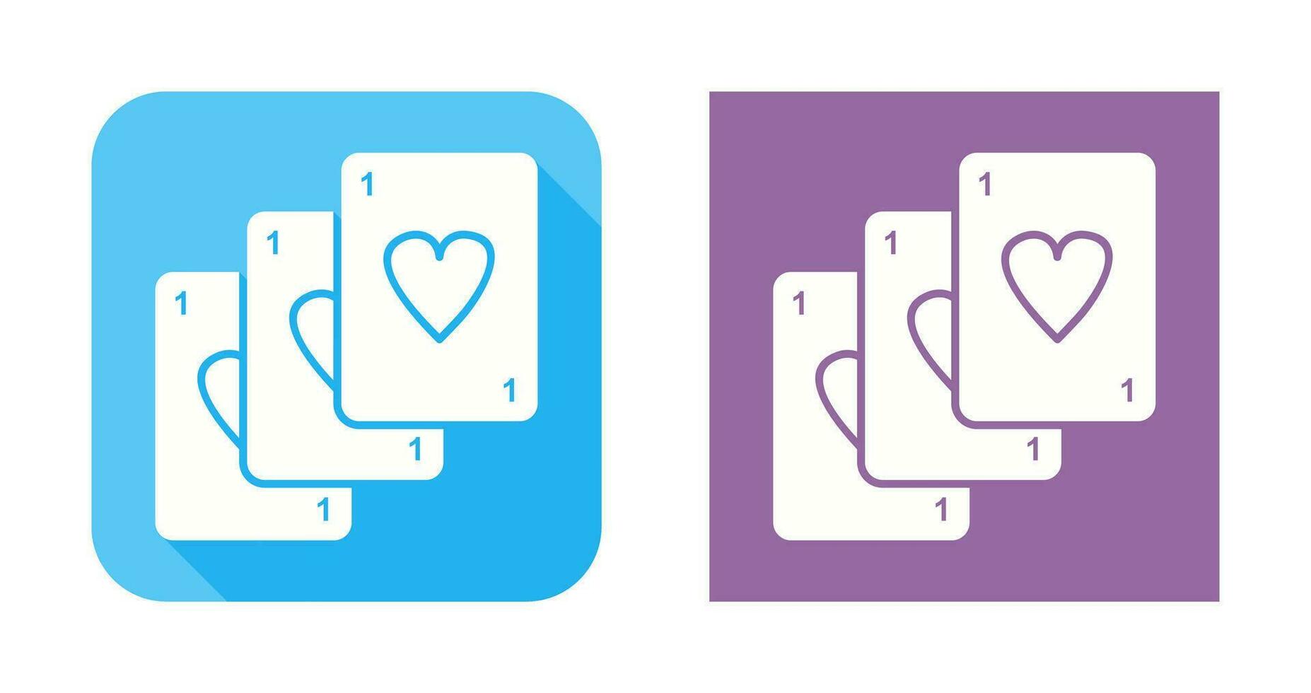 Unique Deck of Cards Vector Icon