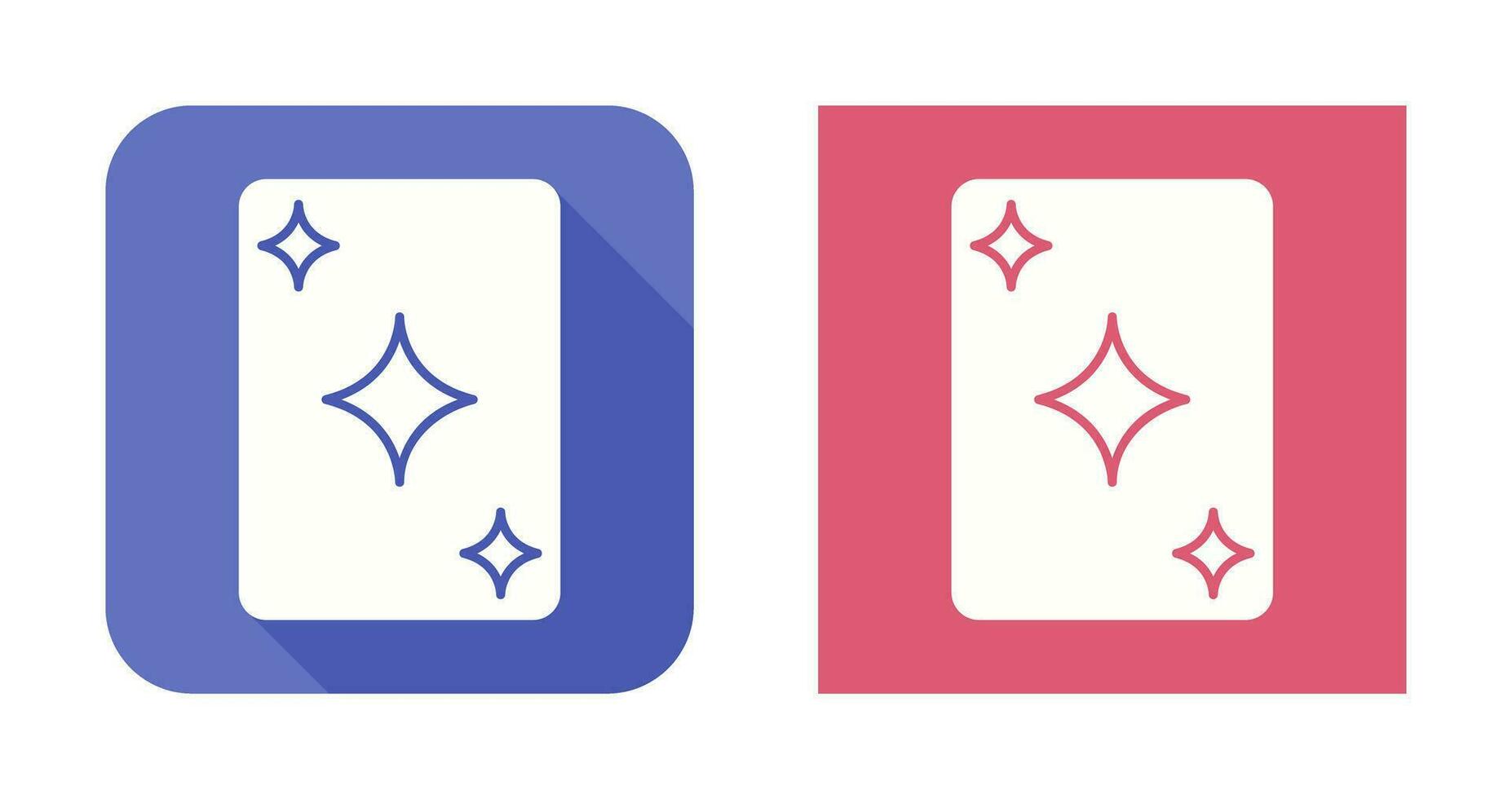 Unique Card Vector Icon