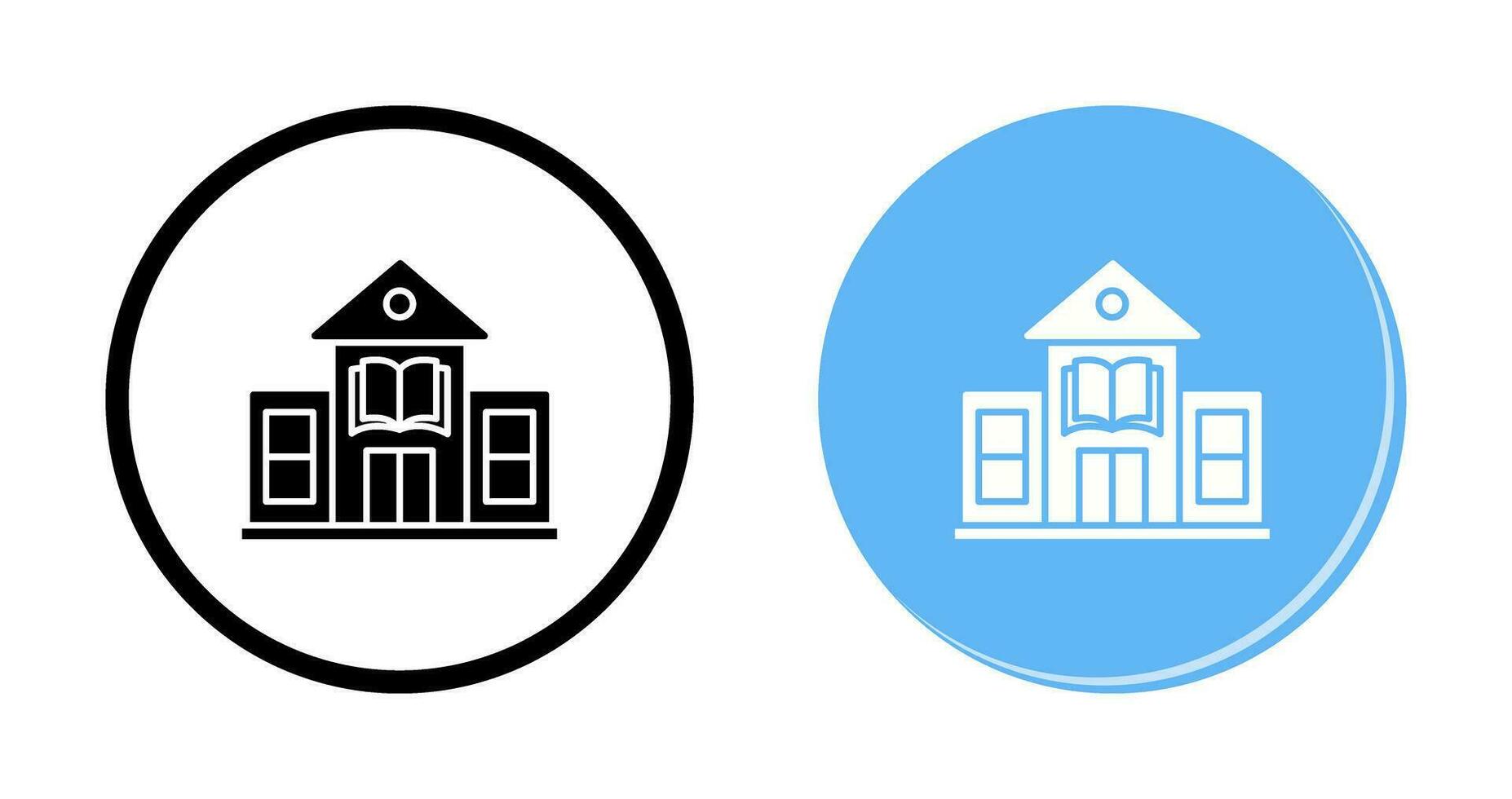 Library Building Vector Icon