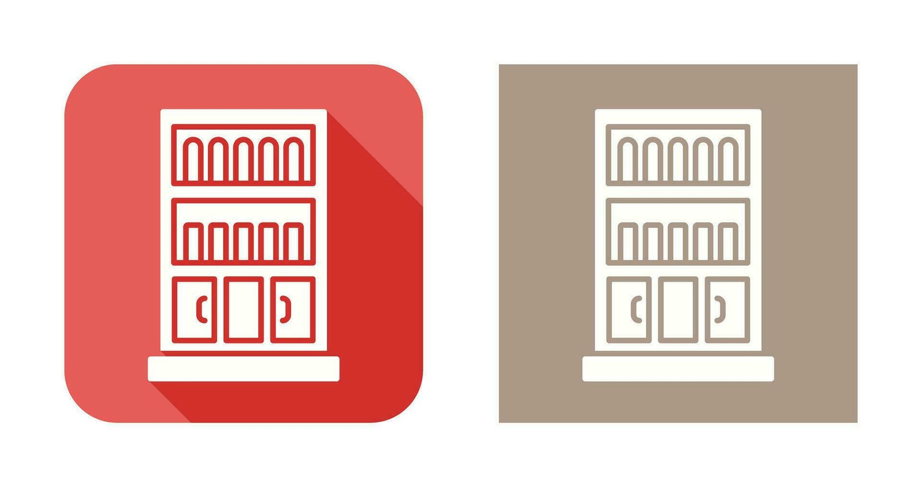 Book Shelf Vector Icon